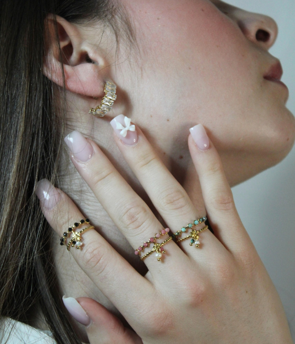Bagues ajustable Argent 925 - PEARL