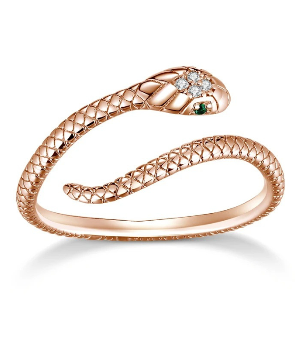 Bague ajustable Argent 925 - ÉCAILLE