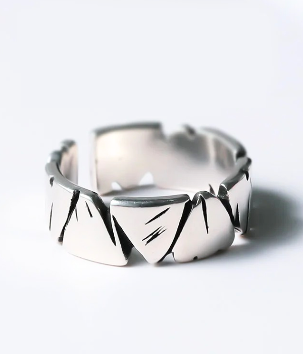 Bague ajustable Argent 925 - RUIN