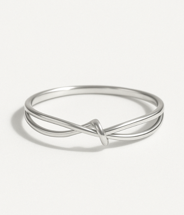 Bague ajustable Argent 925 - Liaison