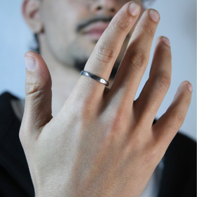 Bague ajustable Argent 925 - CORE