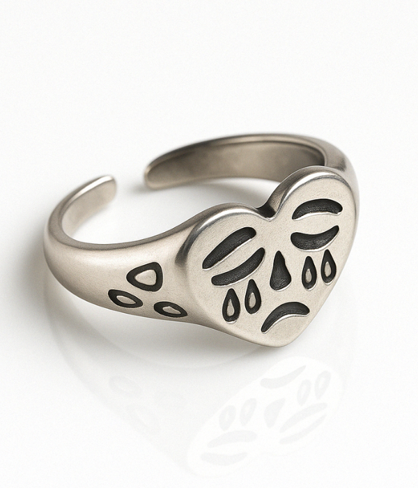 Bague ajustable Argent 925 - LOVELY TEARS