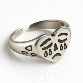 Bague ajustable Argent 925 - LOVELY TEARS