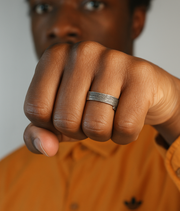 Bague ajustable Argent 925 - OAKEN