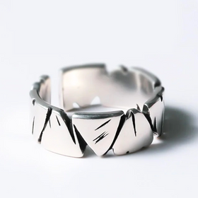 Bague ajustable Argent 925 - RUIN