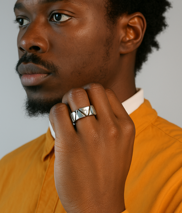 Bague ajustable Argent 925 - RUIN