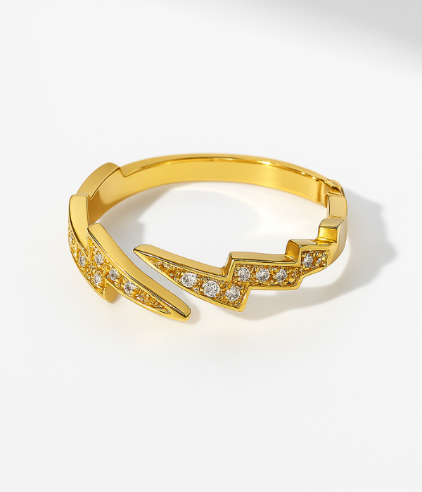 Bague ajustable Argent 925 - ZEUS