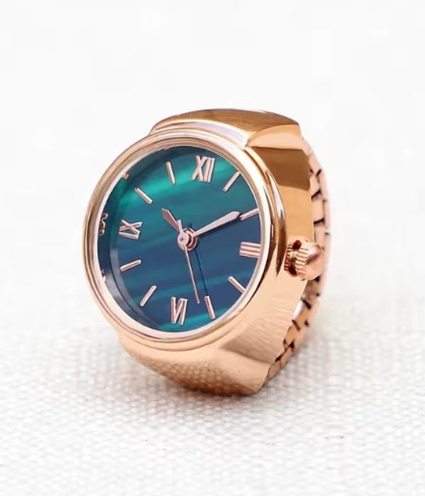 Bague montre - Jade Noble