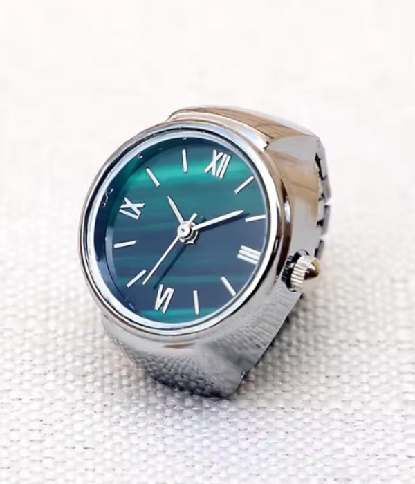 Bague montre - Jade Noble