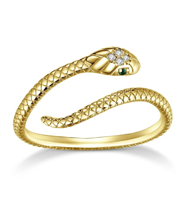 Bague ajustable Argent 925 - ÉCAILLE