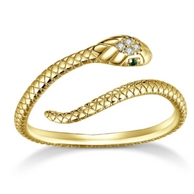 Bague ajustable Argent 925 - ÉCAILLE