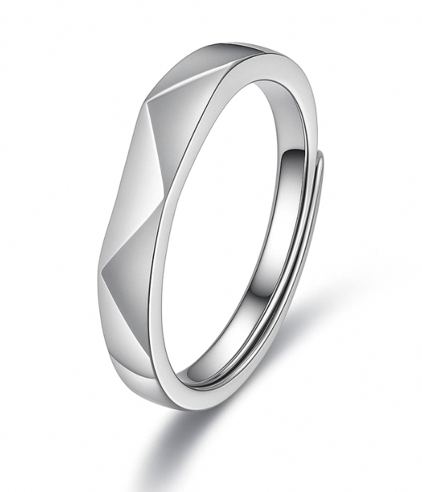 Bague ajustable Argent 925 - Prism